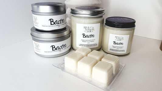 Bacon Scented Natural Soy Candle | Hand-Poured and Hand-crafted