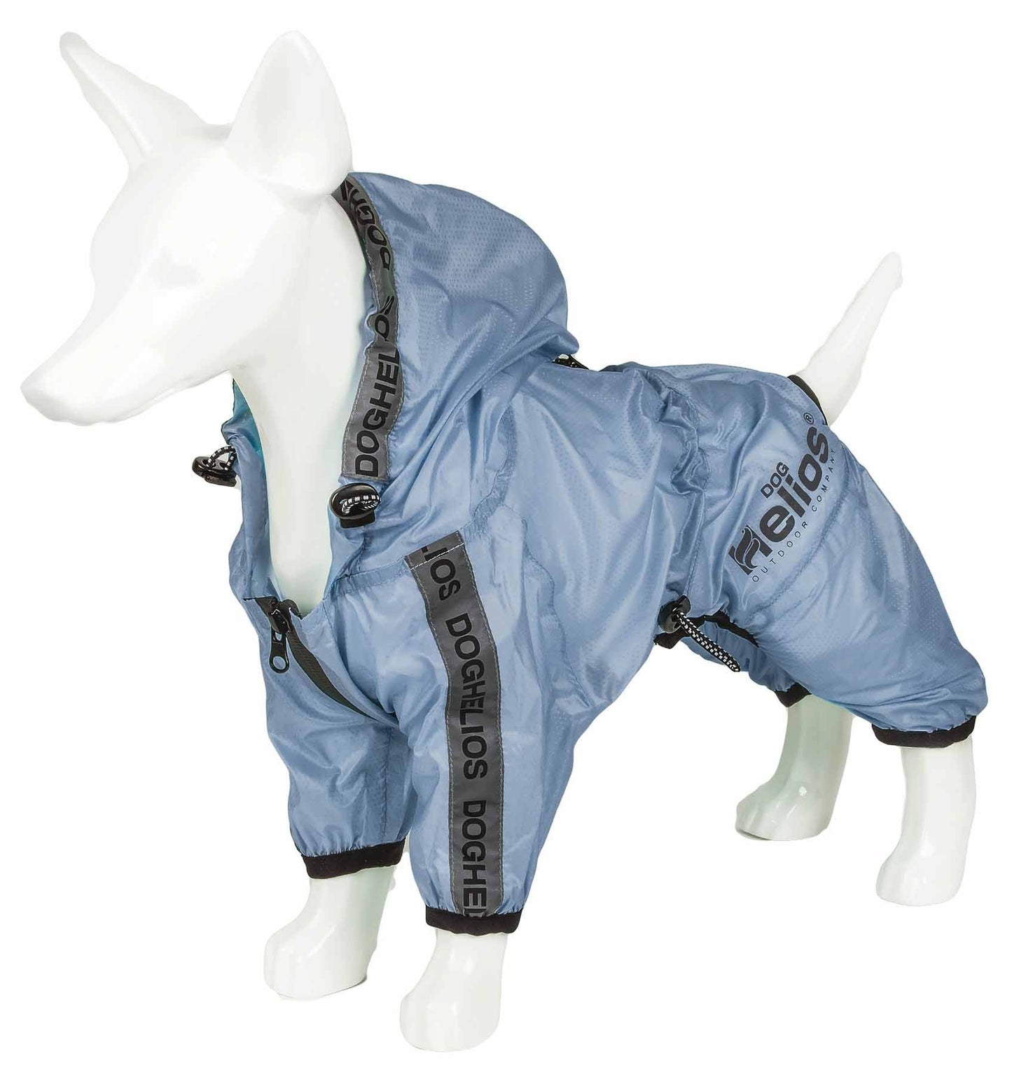 Dog Helios ® 'Torrential Shield' Waterproof Multi-Adjustable Full Bodied Pet Dog Windbreaker Raincoat