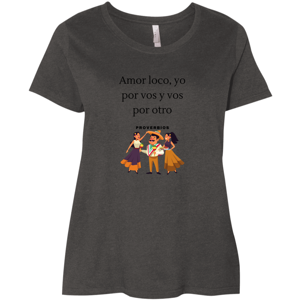 To Love One That Loves Another Ladies' Curvy T-Shirt