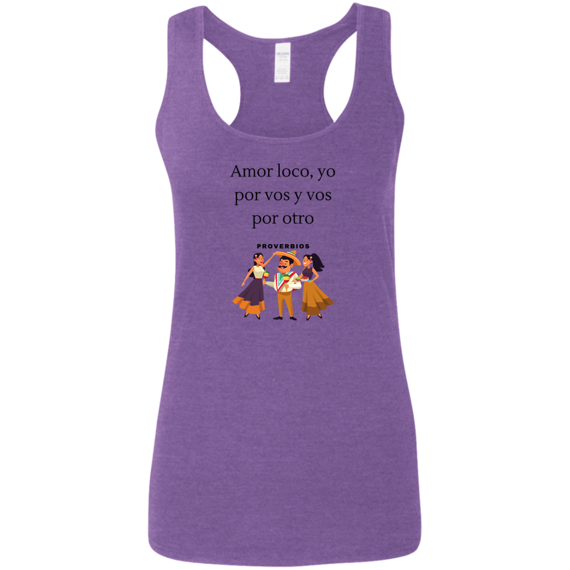 To Love One That Loves Another Ladies' Softstyle Racerback Tank