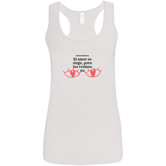 They Are Watching Ladies' Softstyle Racerback Tank