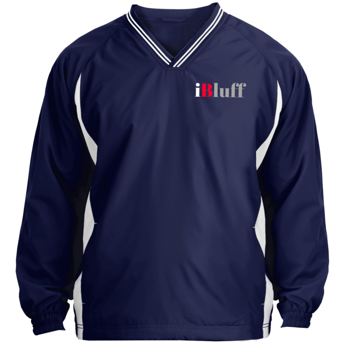 iBluff Poker Tipped V-Neck Windshirt