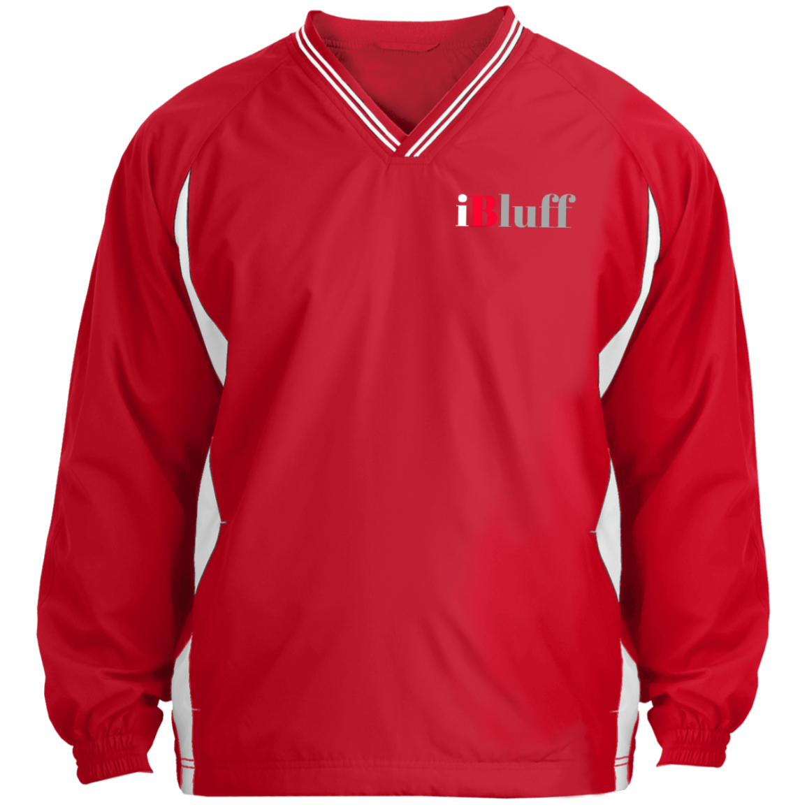 iBluff Poker Tipped V-Neck Windshirt