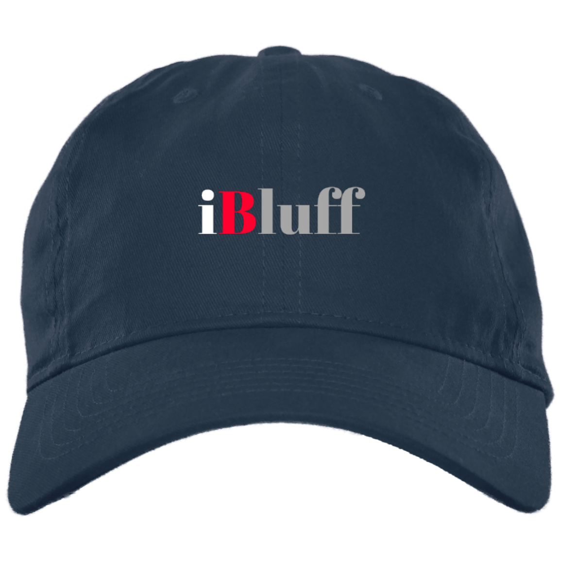 iBluff PokerTwill Unstructured Dad Cap