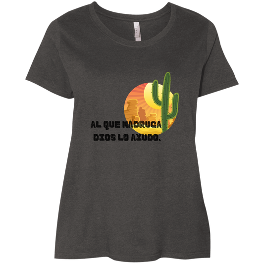 Early Bird Gets The Worm Ladies' Curvy T-Shirt