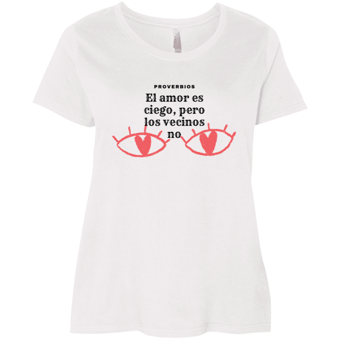 They Are Watching Ladies' Curvy T-Shirt