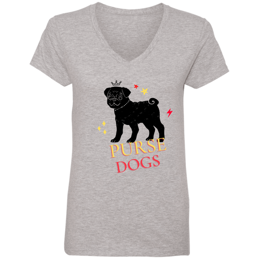 PDD  Ladies' V-Neck T-Shirt