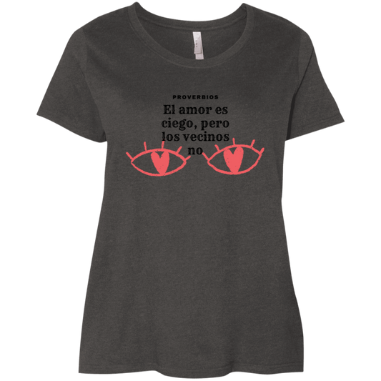 They Are Watching Ladies' Curvy T-Shirt