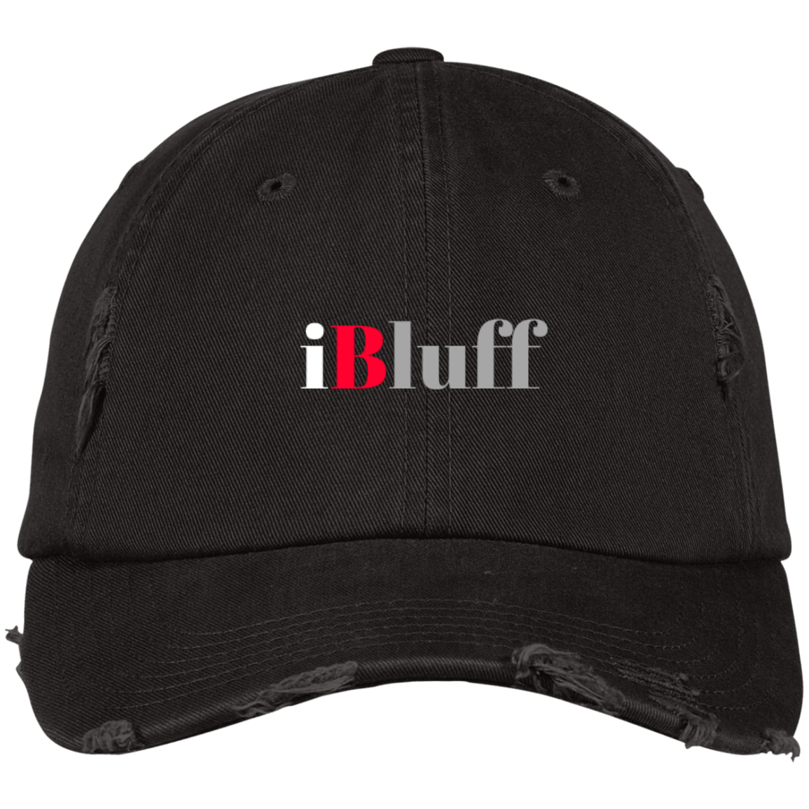 iBluff Poker Distressed Dad Cap