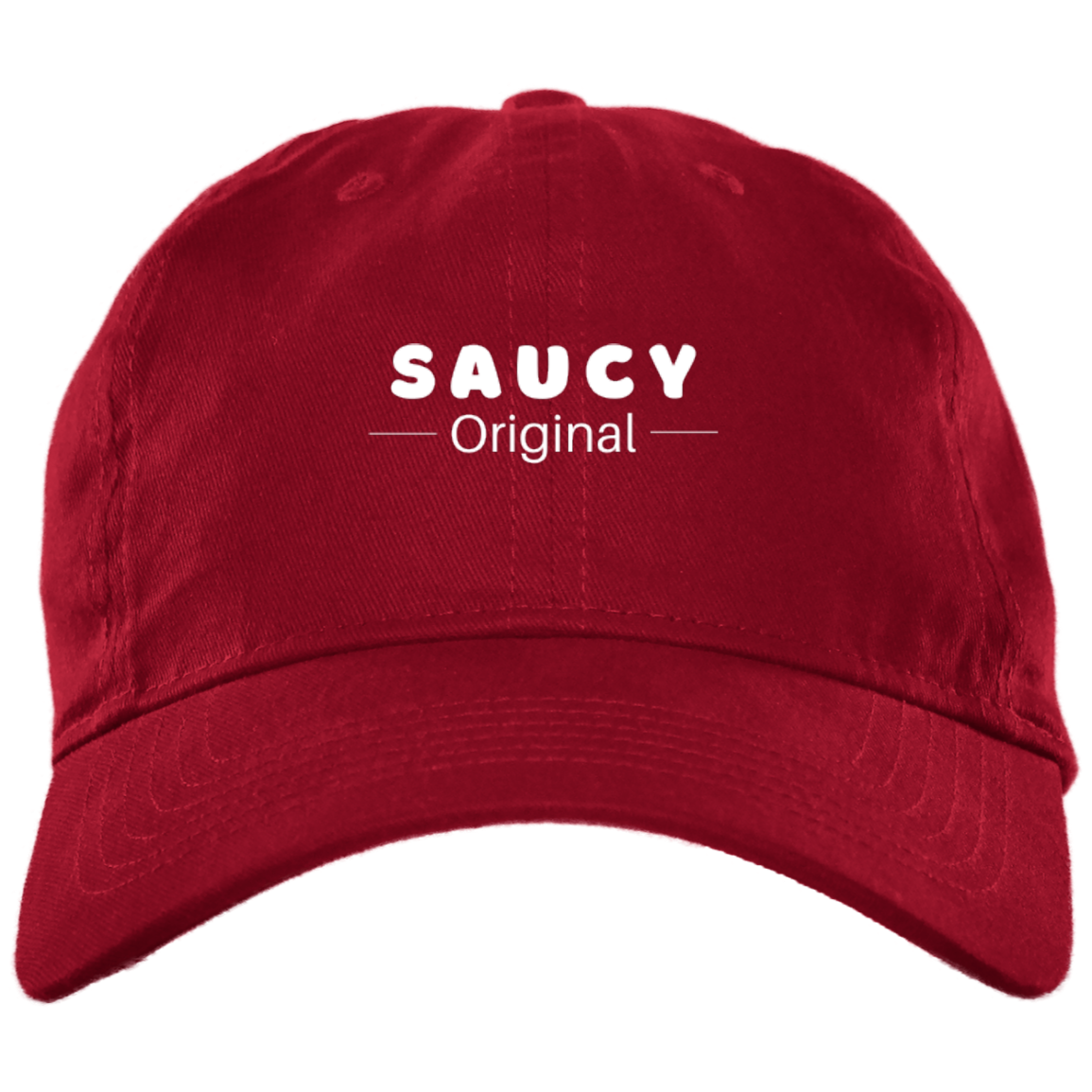 Saucy Brushed Twill Unstructured Dad Cap