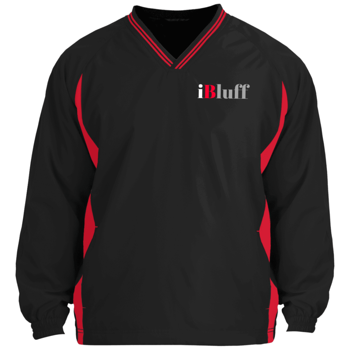 iBluff Poker Tipped V-Neck Windshirt