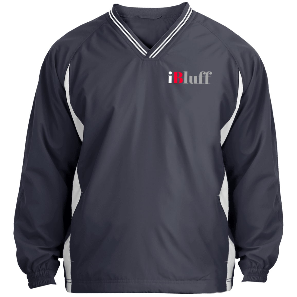 iBluff Poker Tipped V-Neck Windshirt