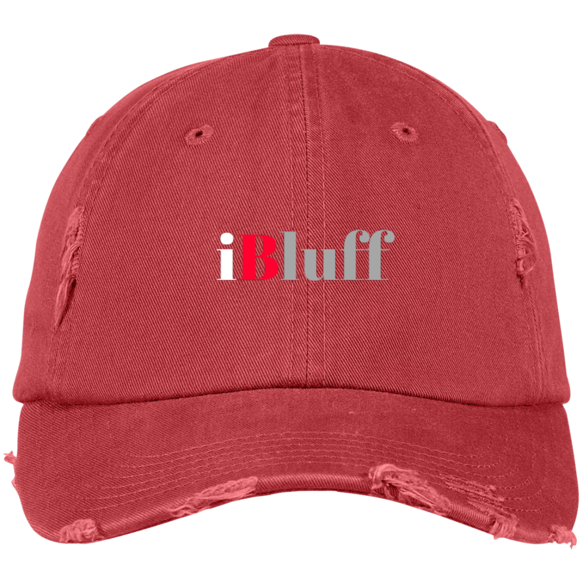 iBluff Poker Distressed Dad Cap