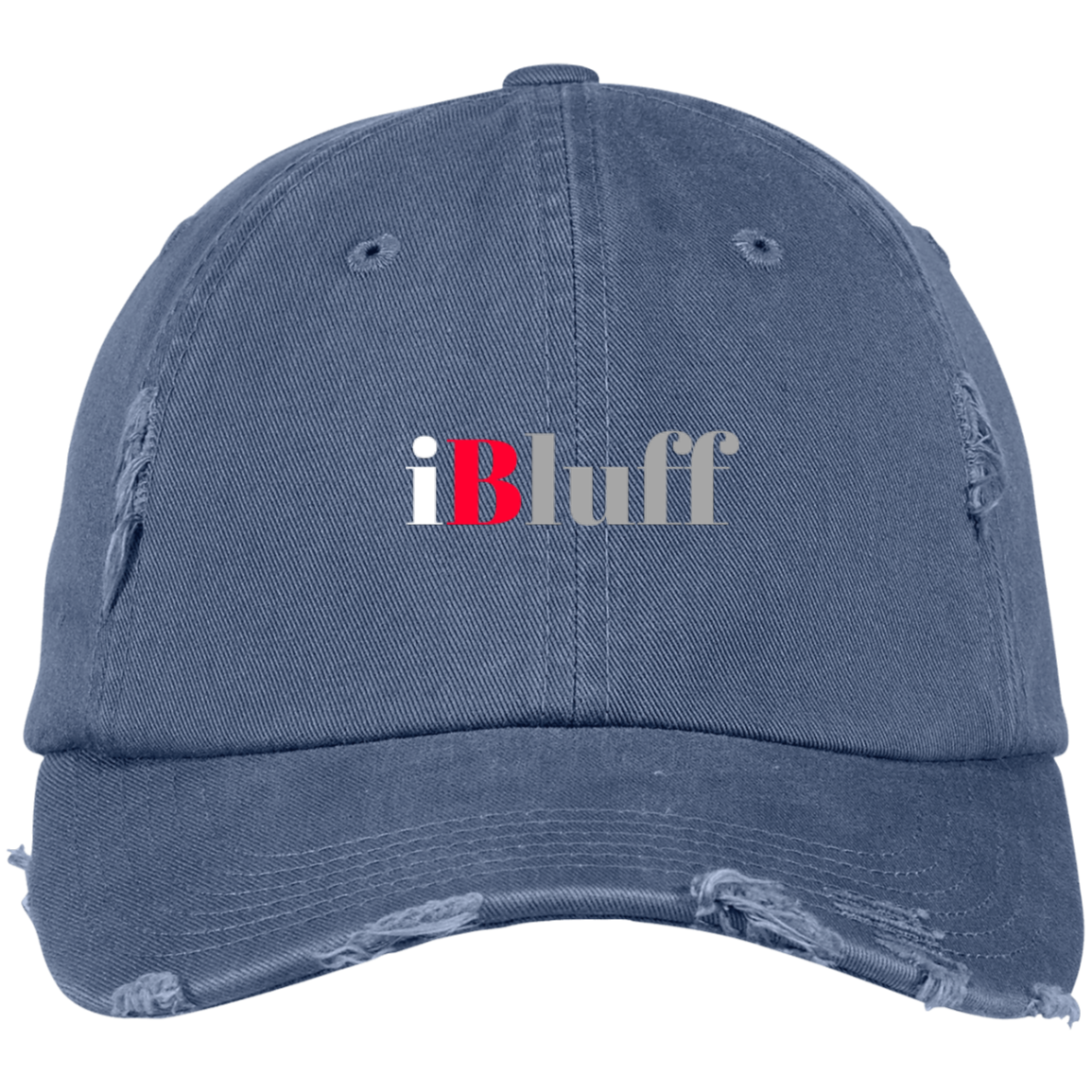 iBluff Poker Distressed Dad Cap