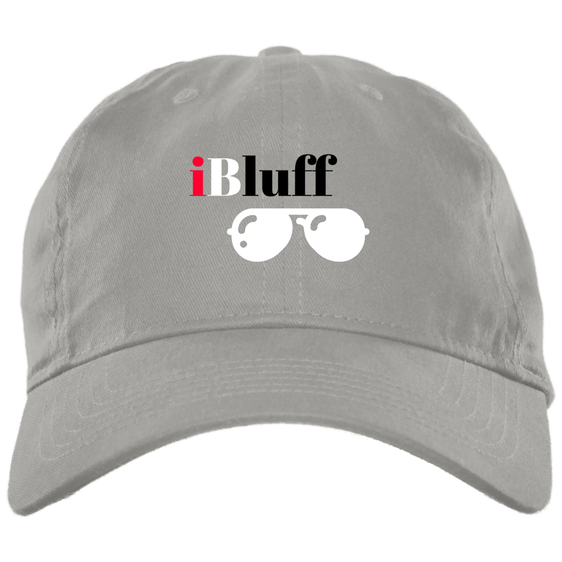 iBluff Poker Brushed Twill Unstructured Dad Cap