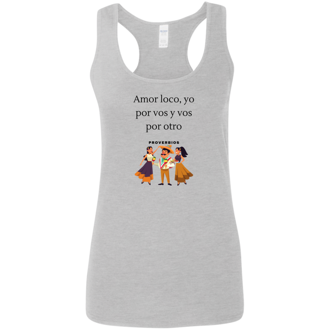 To Love One That Loves Another Ladies' Softstyle Racerback Tank