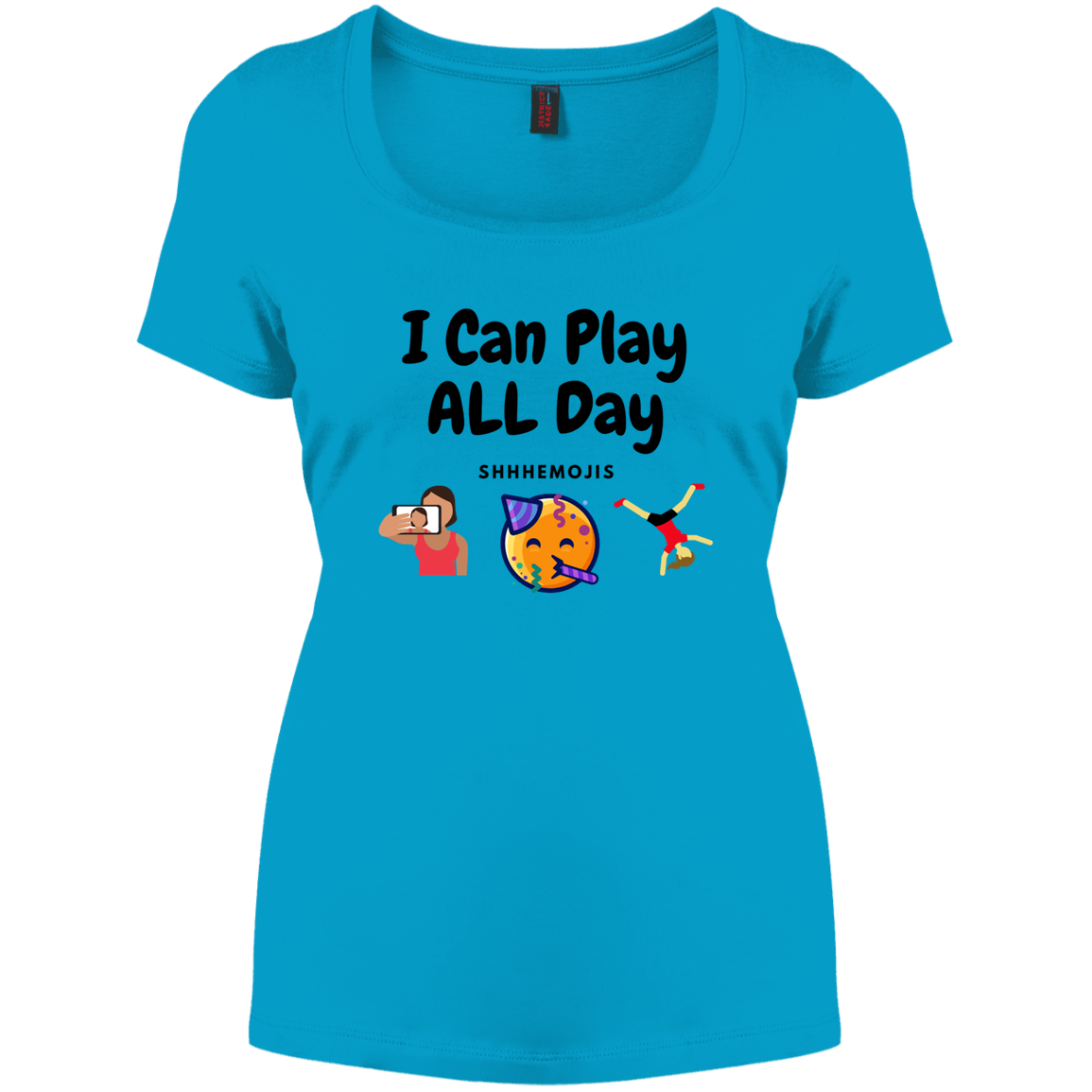 I Can Play All Day Women's Neck Tee