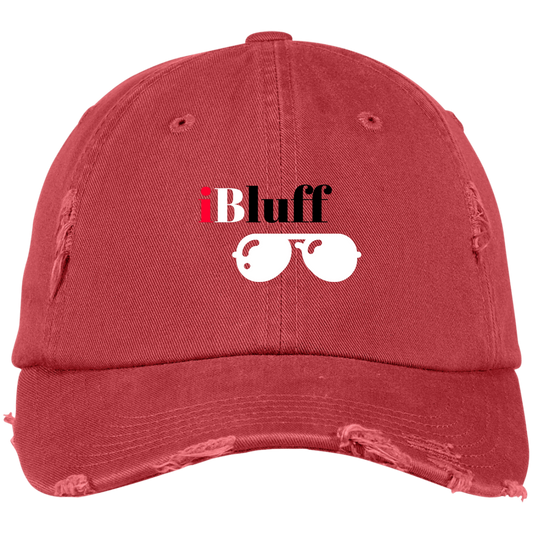 iBluff Poker Distressed Dad Cap