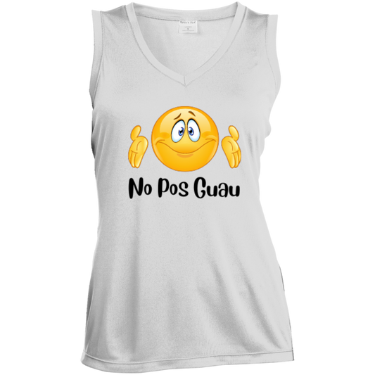 No Pos Guau Sleeveless V-Neck Performance Tee