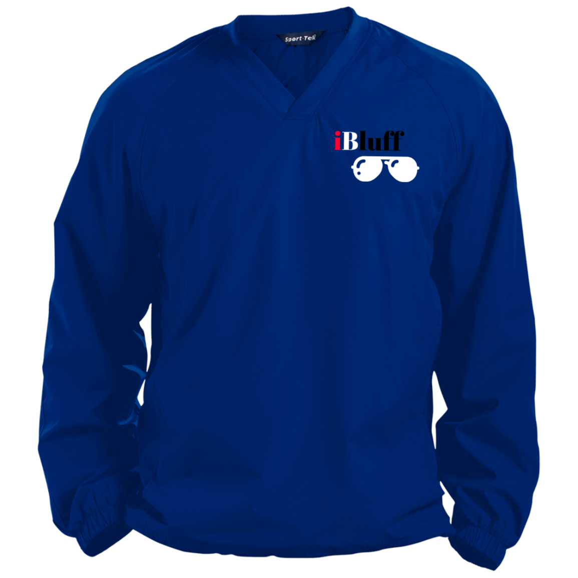 iBluff Poker Pullover V-Neck Windshirt