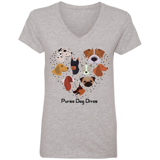 PDD Ladies' V-Neck T-Shirt