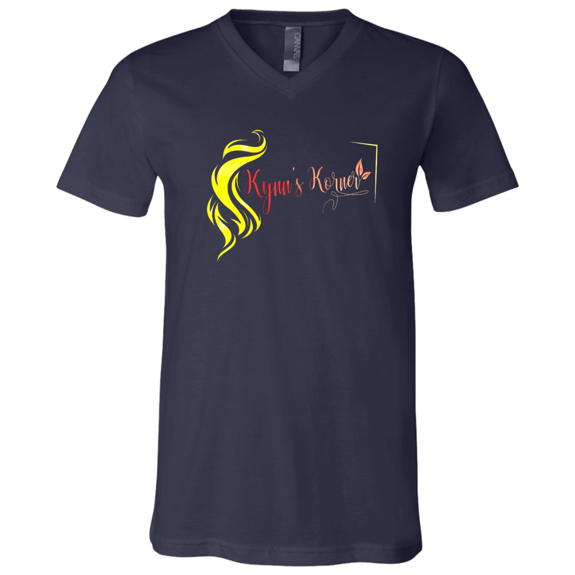 Kynns Korner Unisex Jersey SS V-Neck T-Shirt