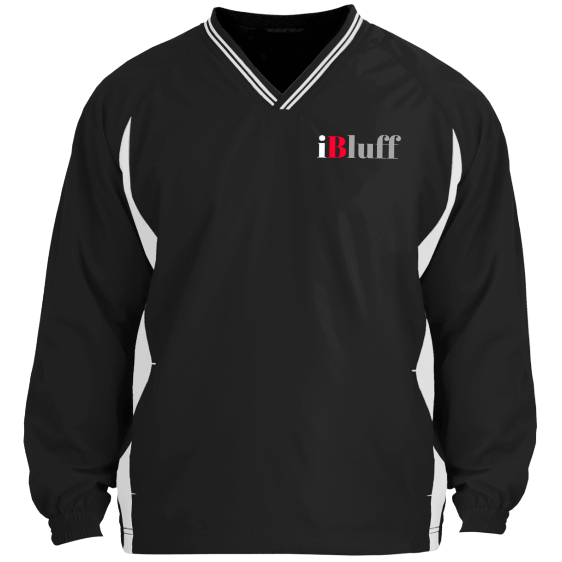 iBluff Poker Tipped V-Neck Windshirt