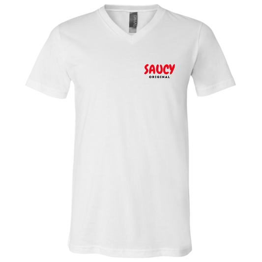 Saucy Original Unisex Jersey SS V-Neck T-Shirt