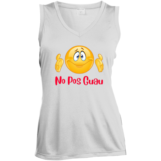 No Pos Guau Sleeveless V-Neck Performance Tee