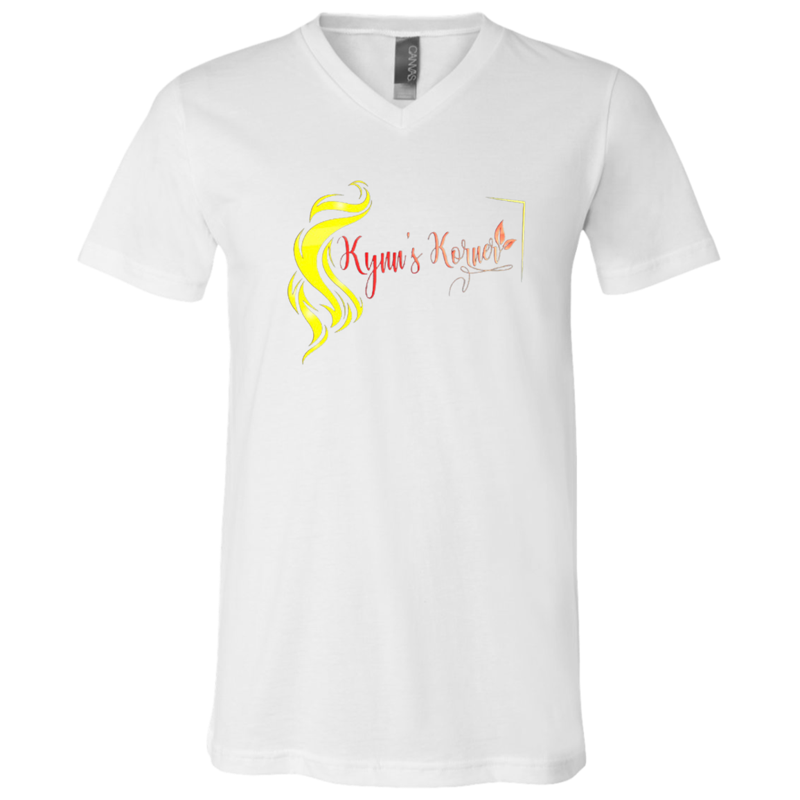 Kynns Korner Unisex Jersey SS V-Neck T-Shirt