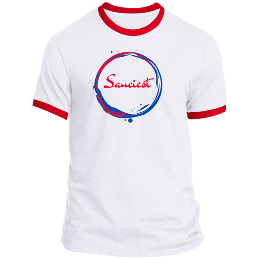 Sauciest blue/red  Ringer Tee