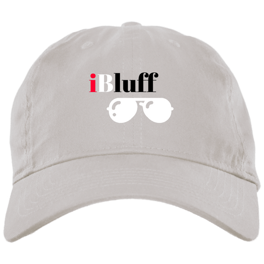 iBluff Poker Brushed Twill Unstructured Dad Cap