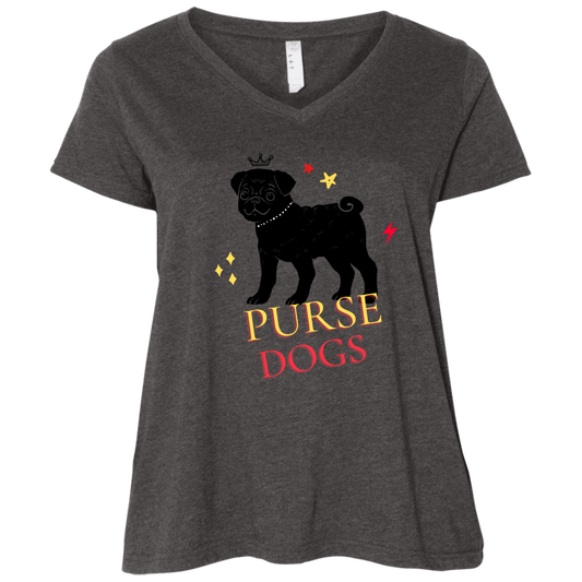 PDD  Ladies' Curvy V-Neck T-Shirt