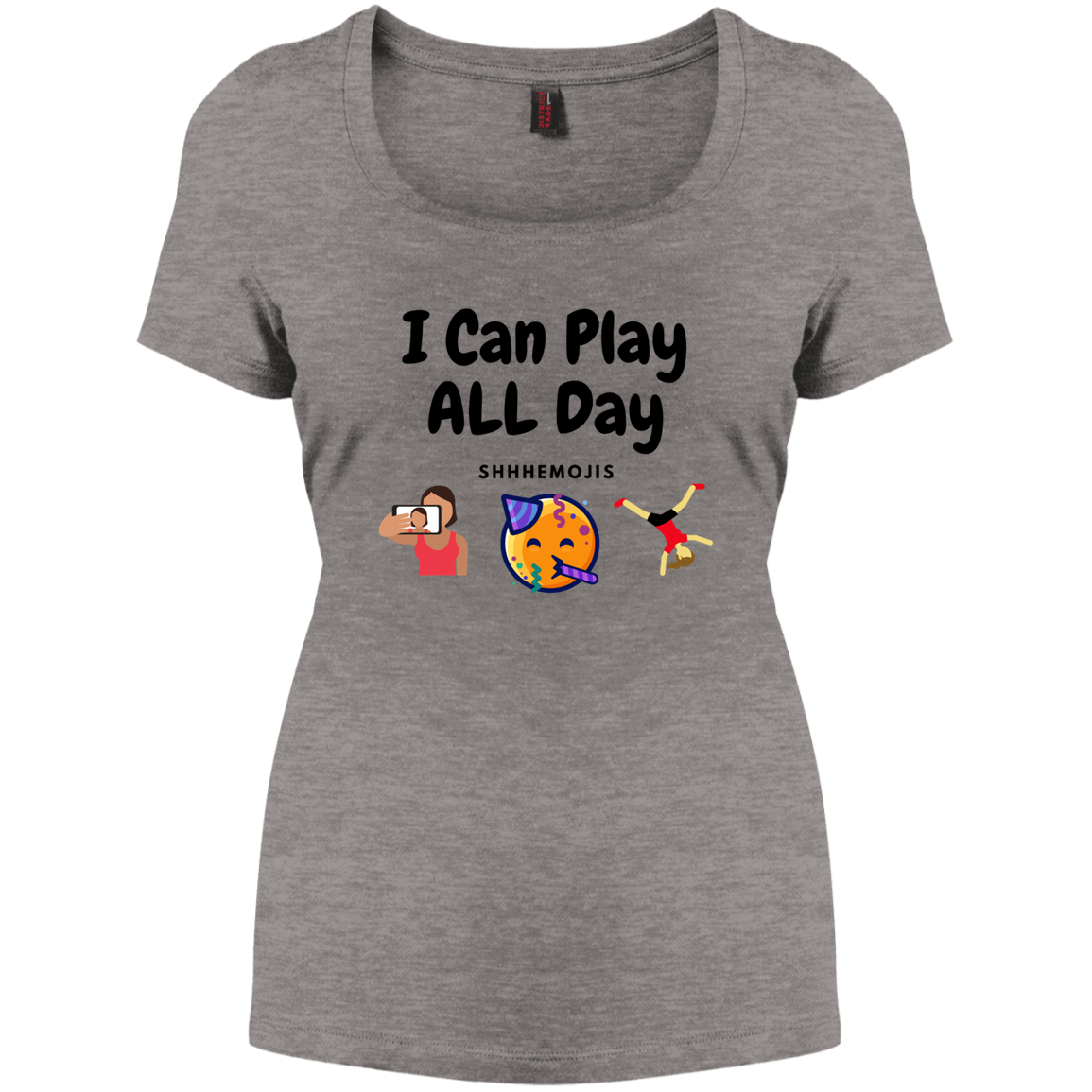 I Can Play All Day Women's Neck Tee