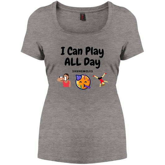 I Can Play All Day Women's Neck Tee