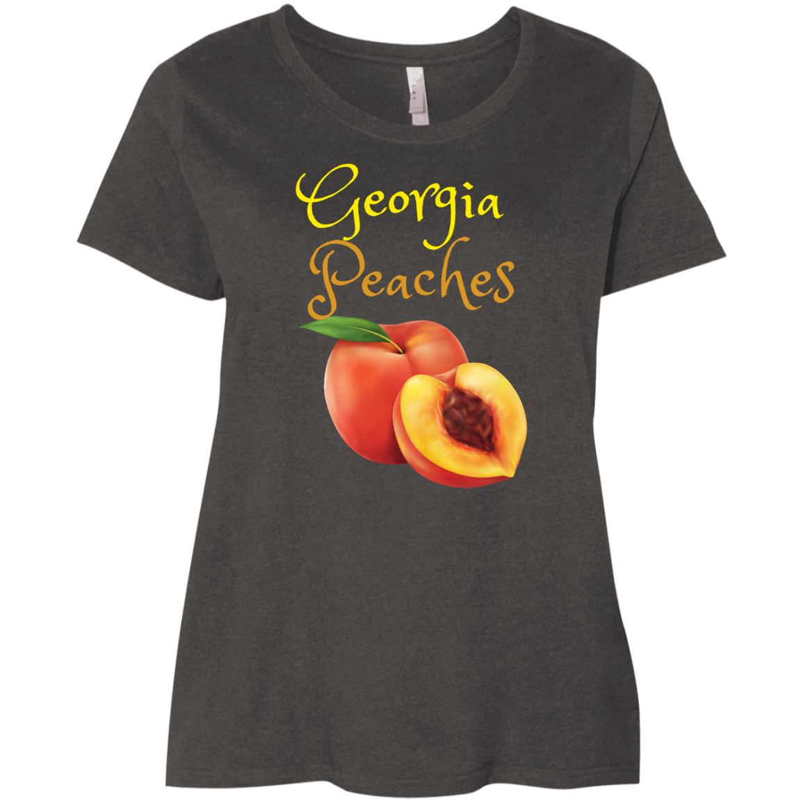 GA Peaches Ladies' Curvy T-Shirt