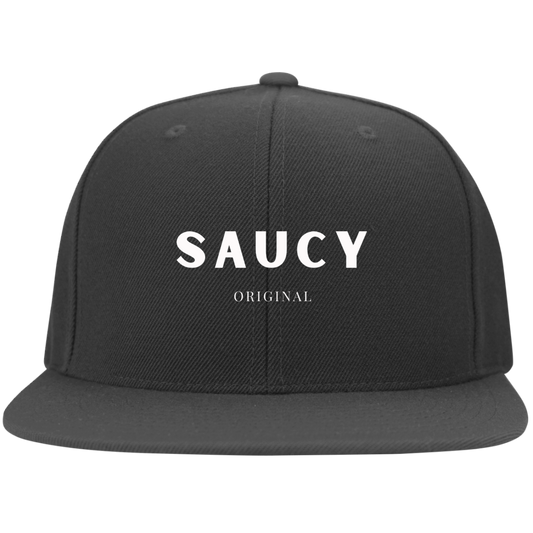 Saucy Original Flat Bill Twill Flexfit Cap