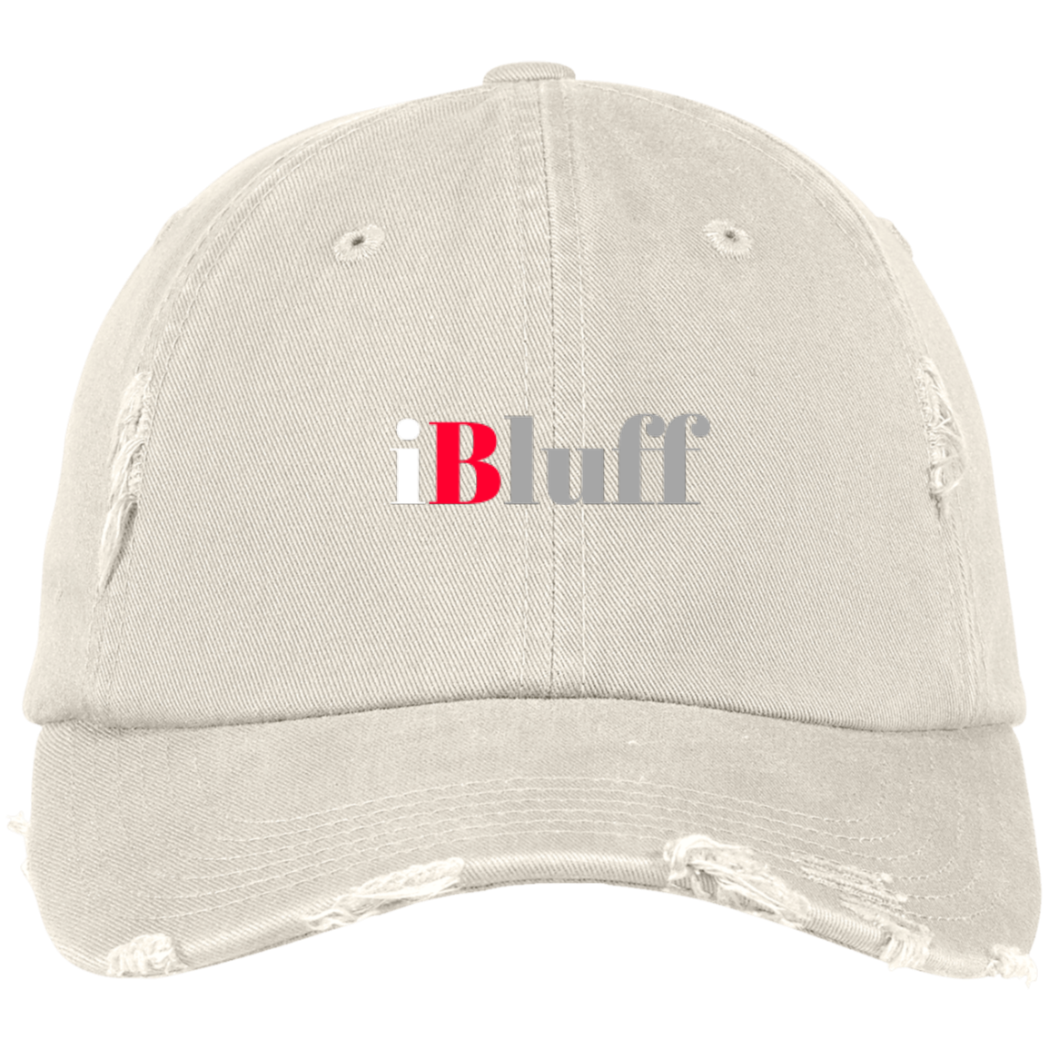 iBluff Poker Distressed Dad Cap