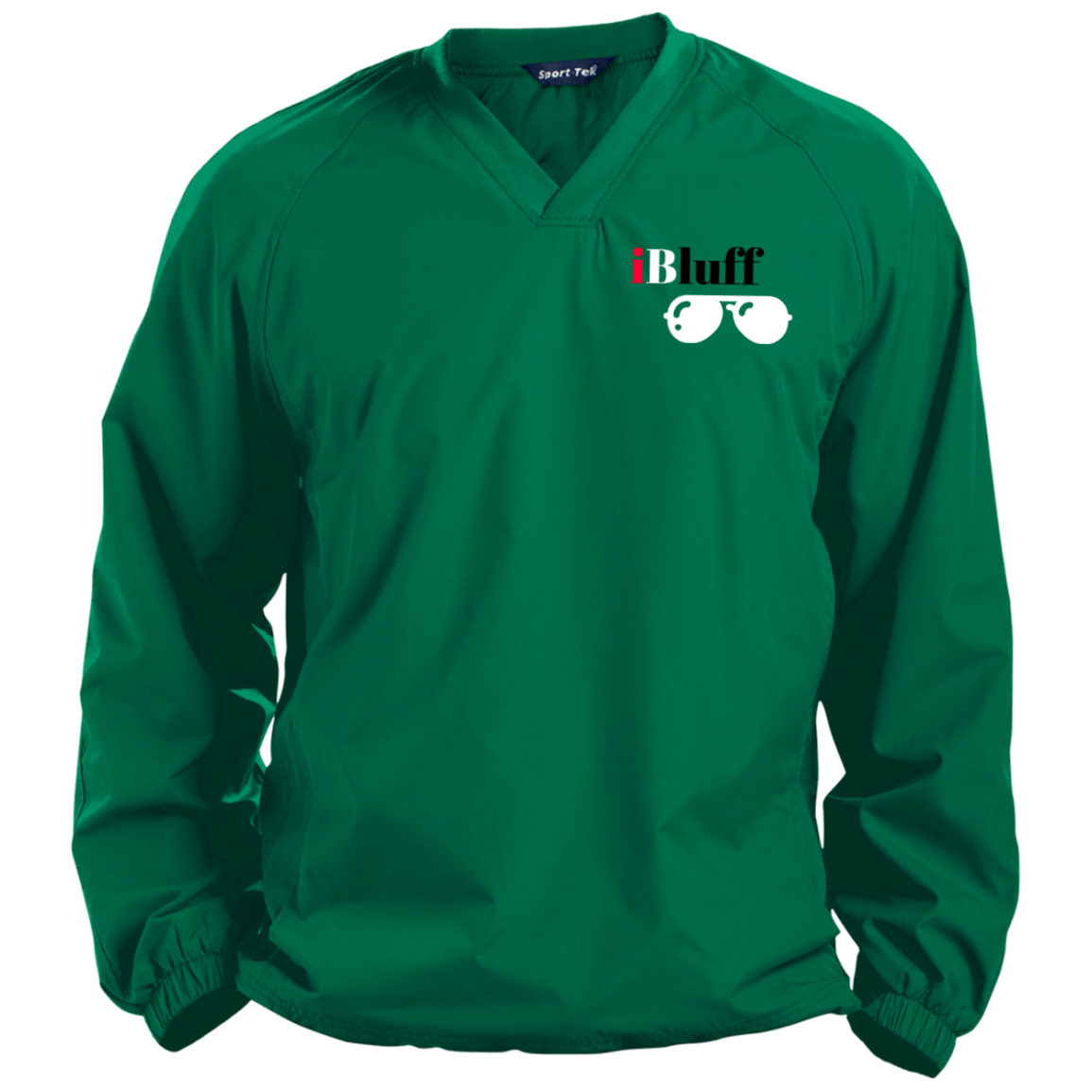 iBluff Poker Pullover V-Neck Windshirt