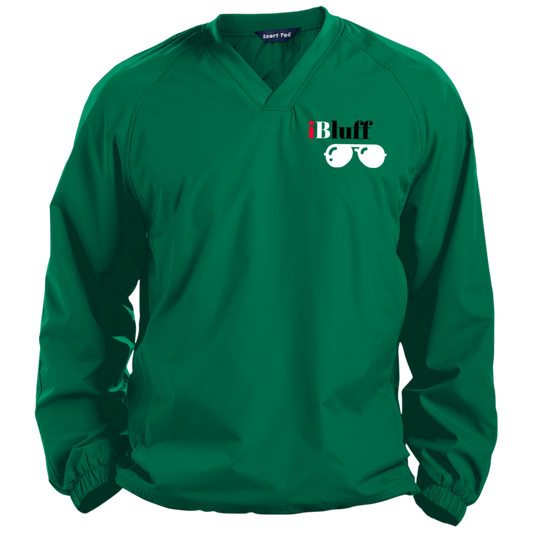 iBluff Poker Pullover V-Neck Windshirt