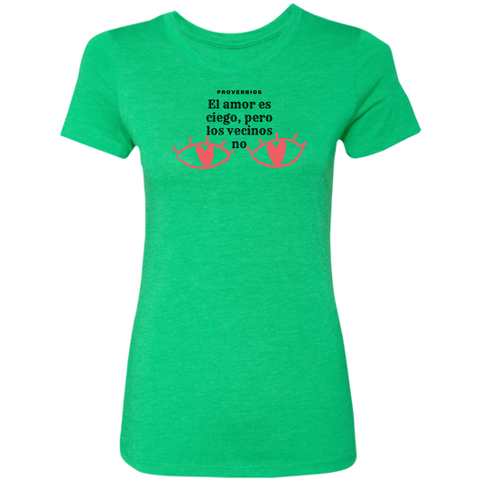 They Are Watching Ladies' Triblend T-Shirt