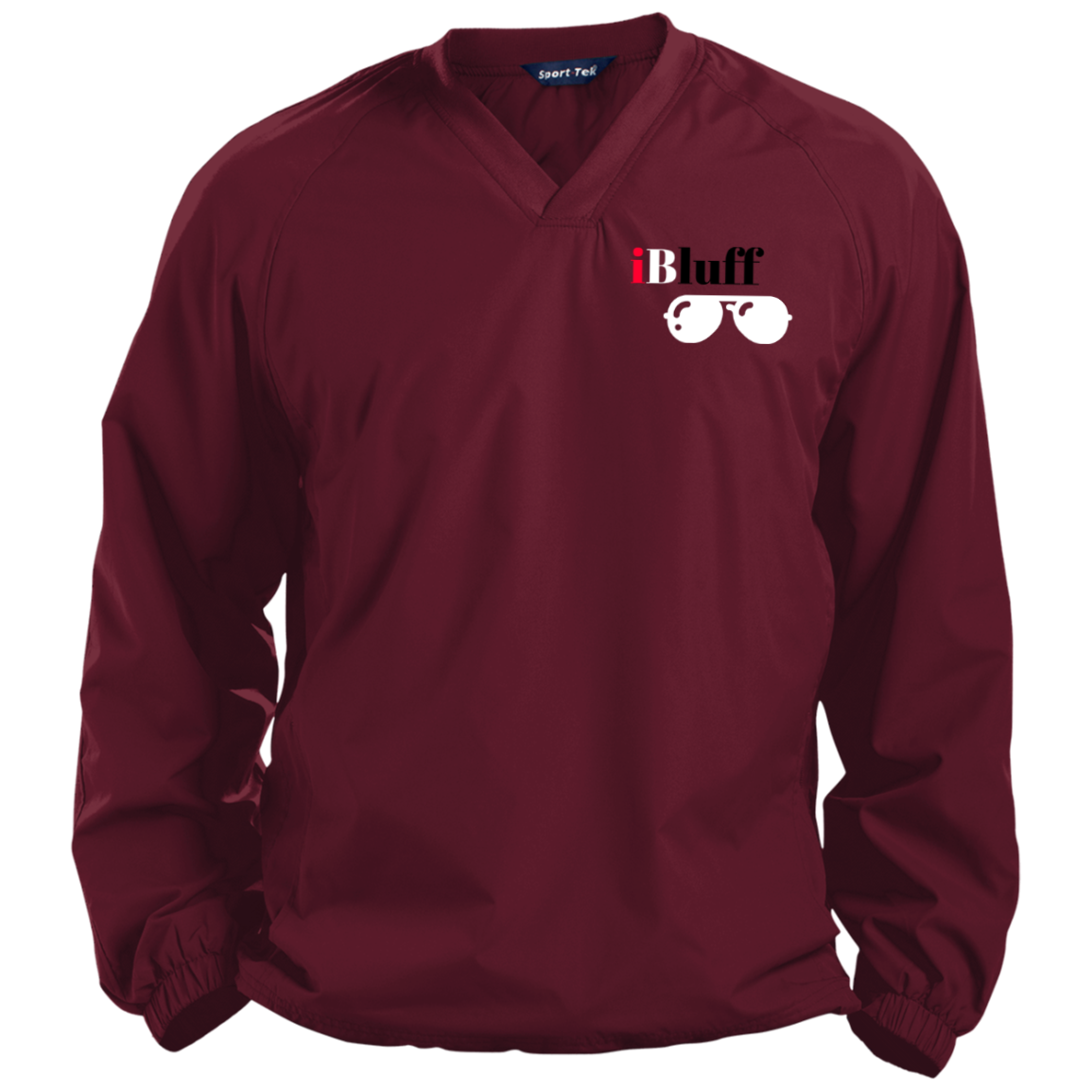 iBluff Poker Pullover V-Neck Windshirt