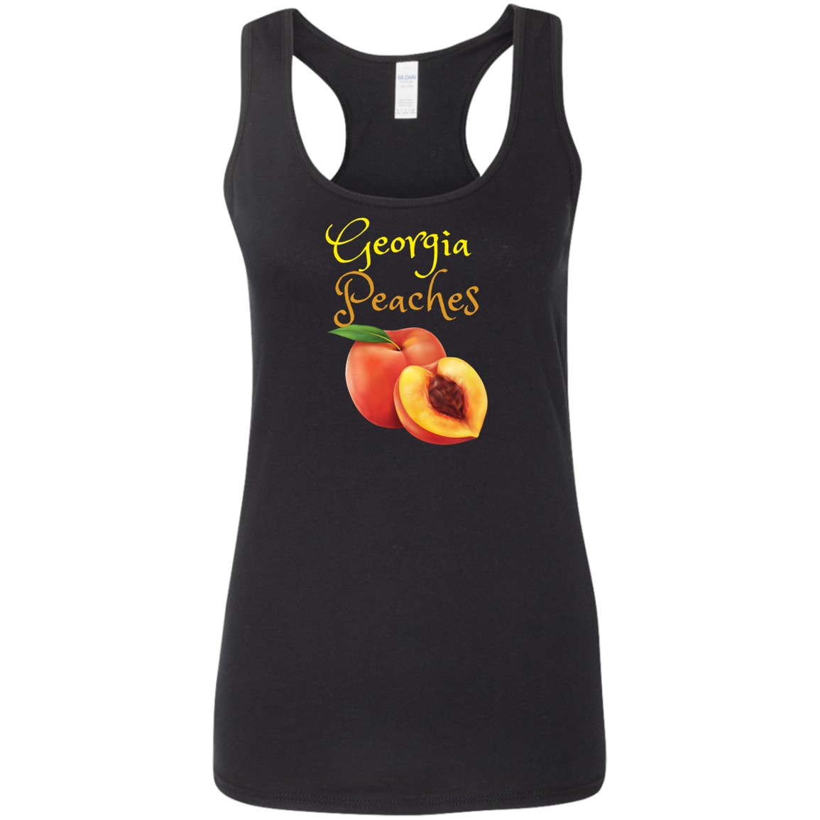 GA Peaches Ladies' Softstyle Racerback Tank