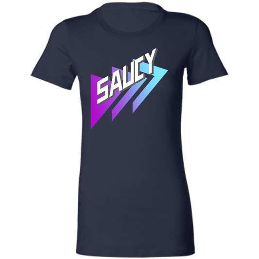 Sauce Point prpl/teal Ladies' T-Shirt