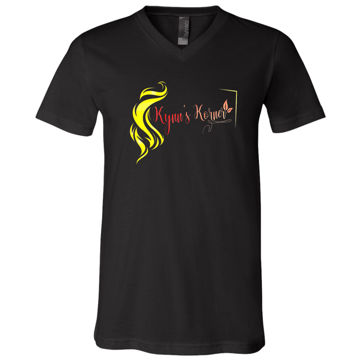 Kynns Korner Unisex Jersey SS V-Neck T-Shirt