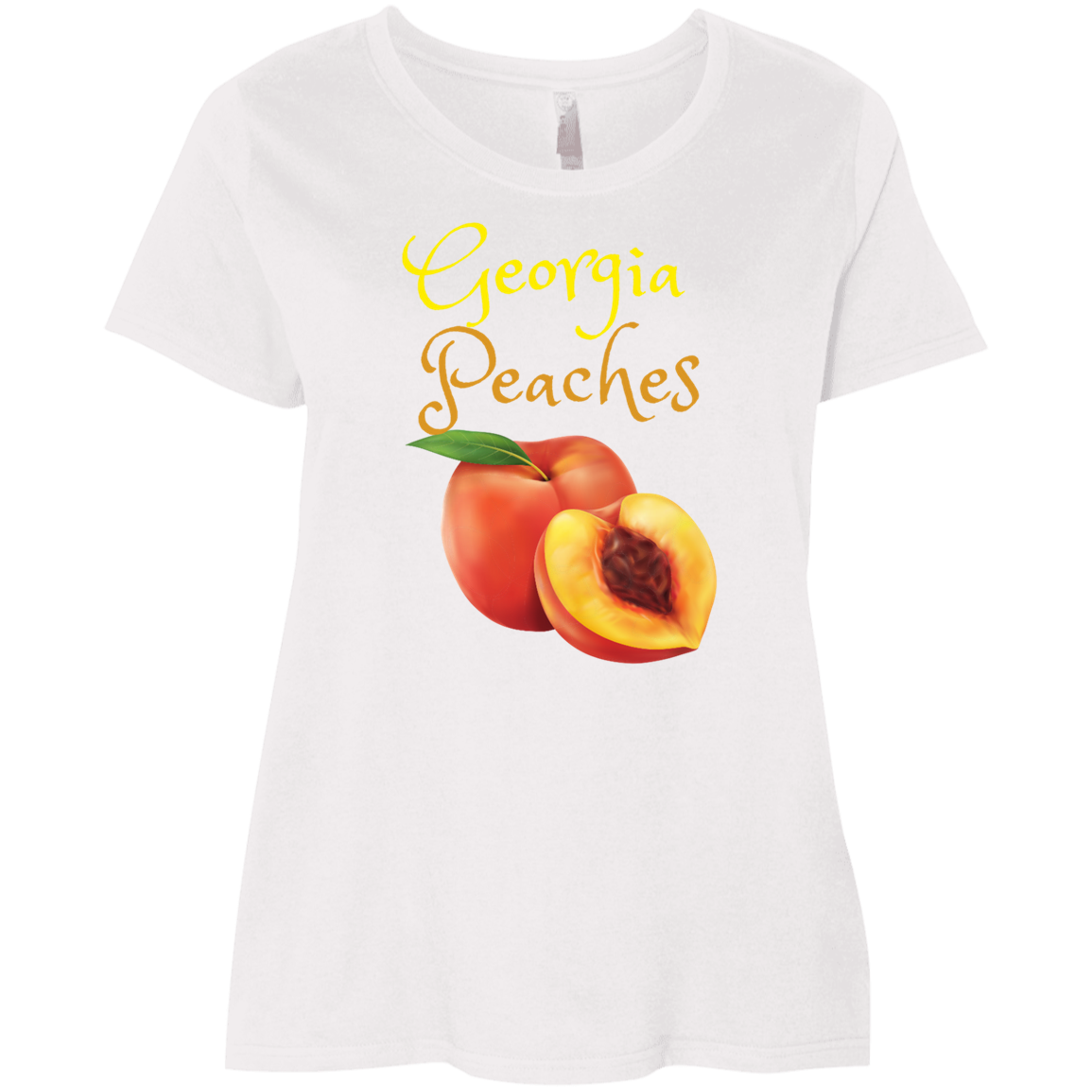 GA Peaches Ladies' Curvy T-Shirt