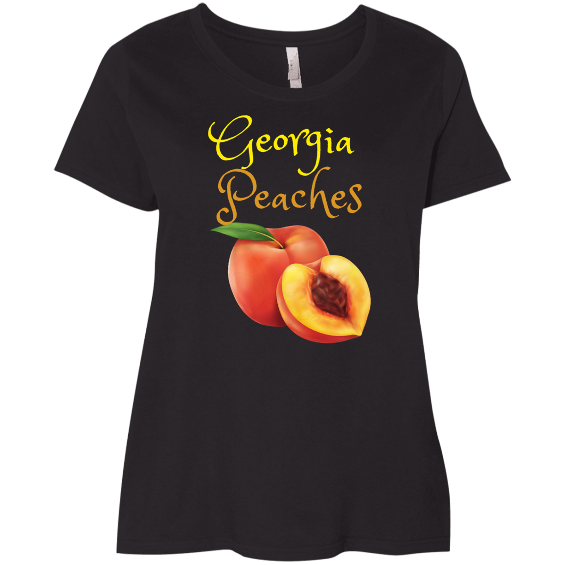 GA Peaches Ladies' Curvy T-Shirt