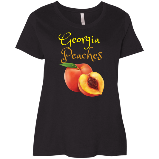 GA Peaches Ladies' Curvy T-Shirt