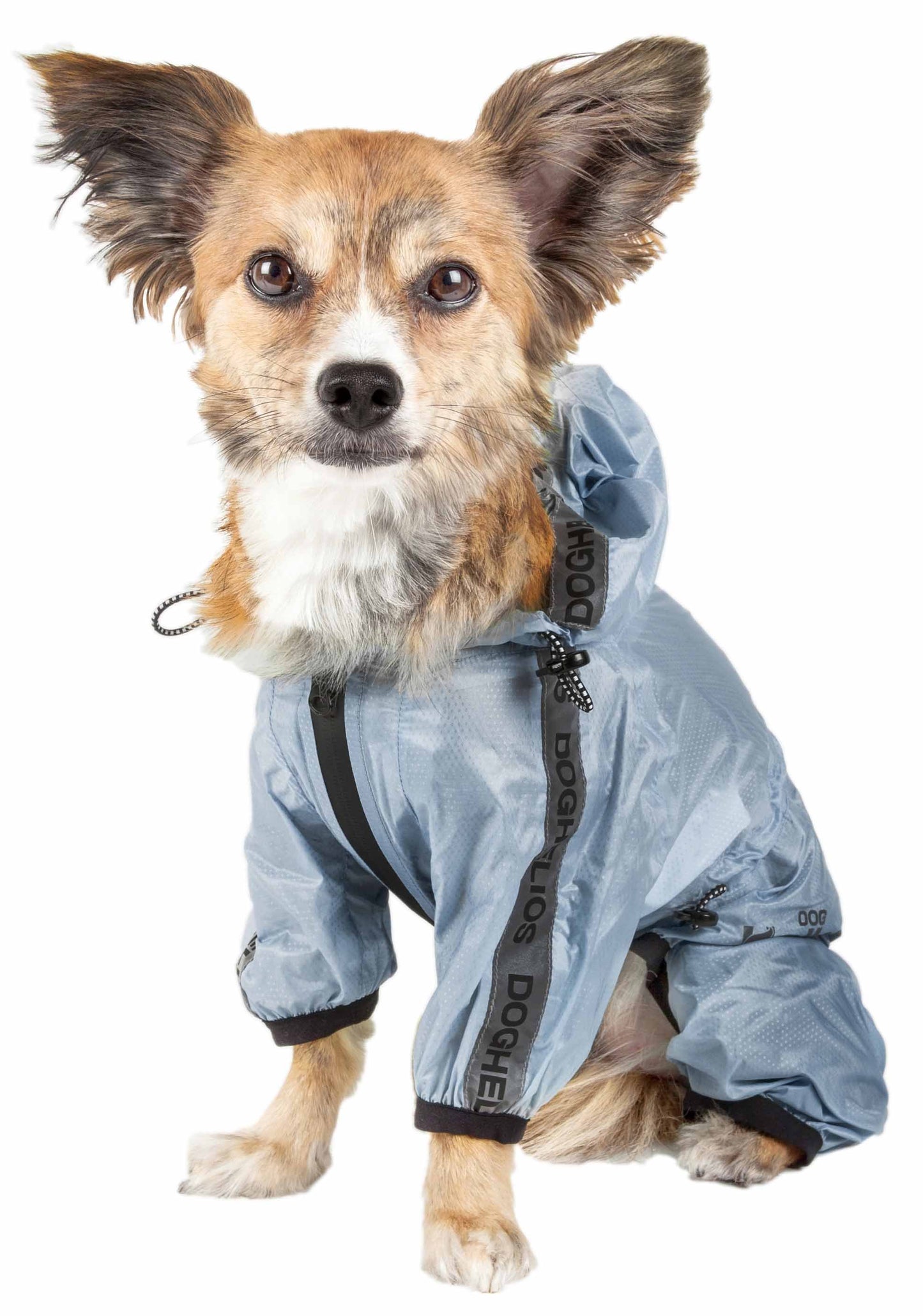 Dog Helios ® 'Torrential Shield' Waterproof Multi-Adjustable Full Bodied Pet Dog Windbreaker Raincoat