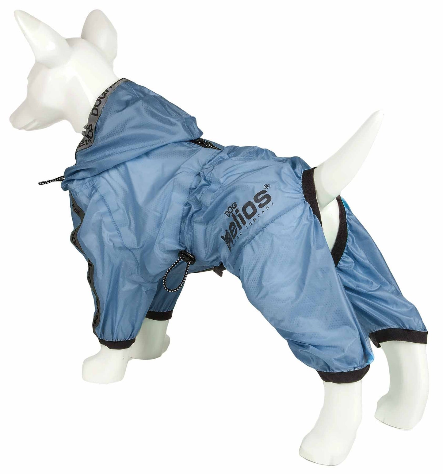 Dog Helios ® 'Torrential Shield' Waterproof Multi-Adjustable Full Bodied Pet Dog Windbreaker Raincoat